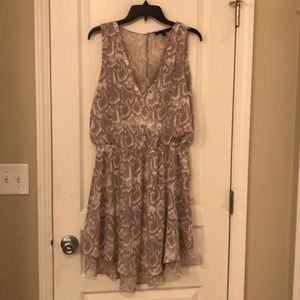 Super pretty purple light lavender animal print dress